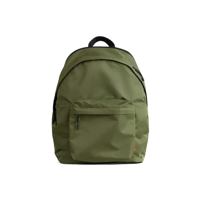 MYBRANDORIGINAL Nylon Polyester Double Shoulder Backpack Medium Size Unisex Green Black-1