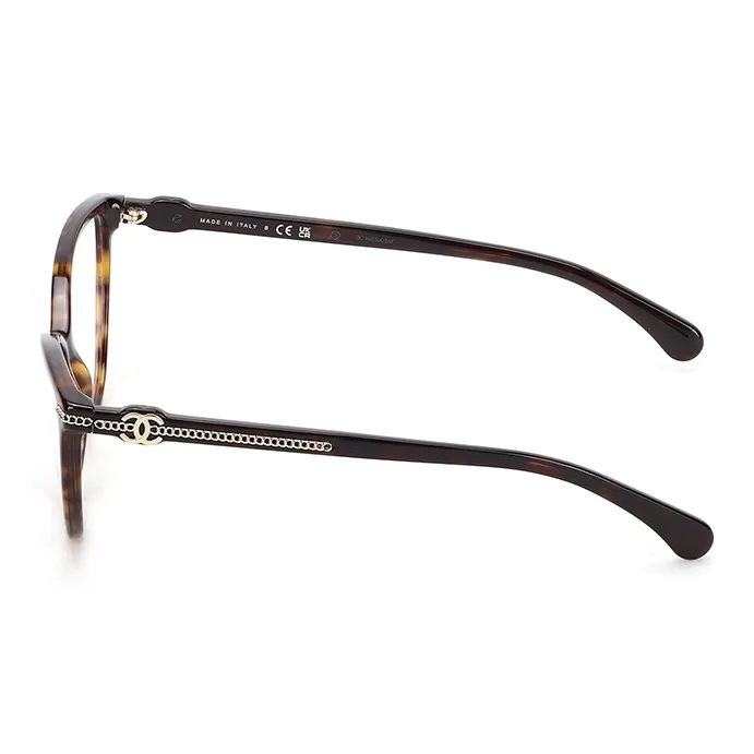 CHANEL Acetate Butterfly Eyeglass Frames Women's Tortoiseshell-2