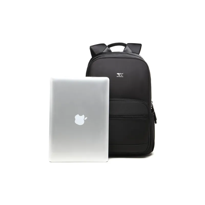 SEPTWOLVES Fabric Backpack Men's Black-4