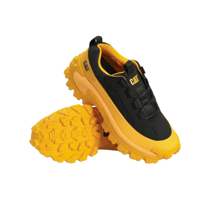 CAT Caterpillar Intruder Galosh WP Wear Resistant Low Top Casual Shoes Unisex Yellow Black-3