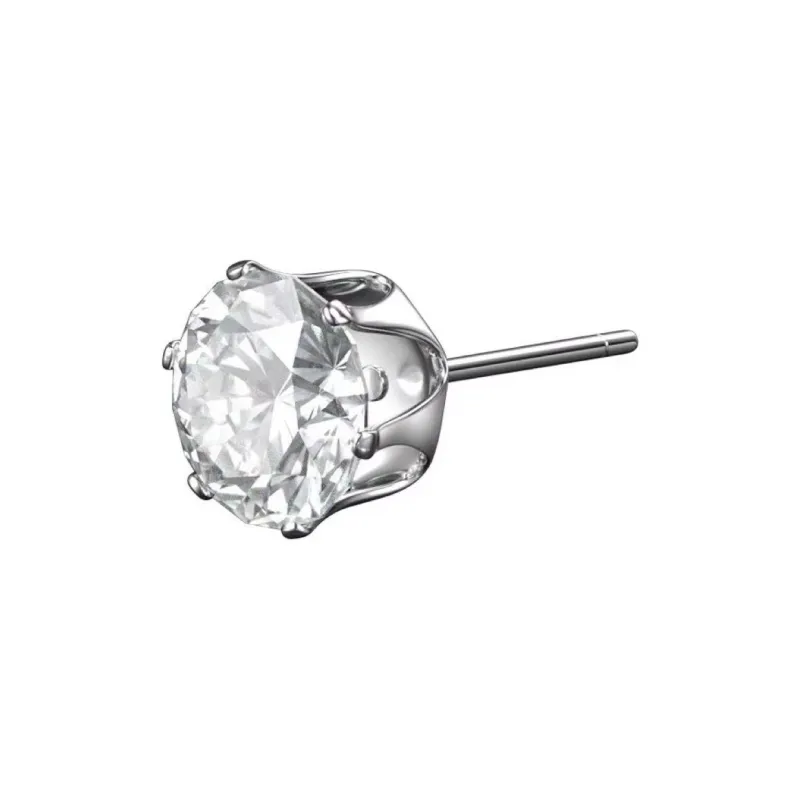 GUDUD Titanium Steel Stud Earrings Unisex-0