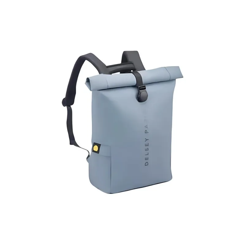 DELSEY PU Backpack Medium Size Unisex Blue Gray-1