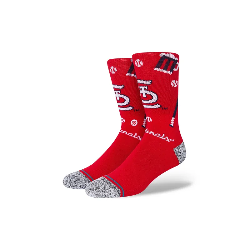 Stance Mid Calf Socks Unisex 1 Pack Red-0