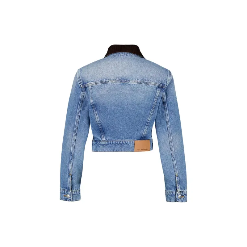 Stella McCartney Giacca Cropped Denim Jacket-1