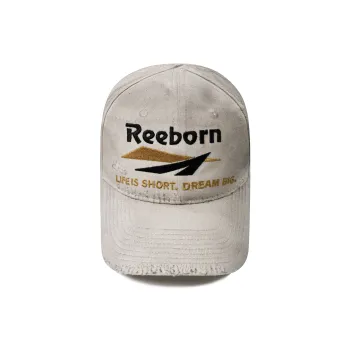 False Perception Cotton Baseball Caps Unisex Dirty Gray