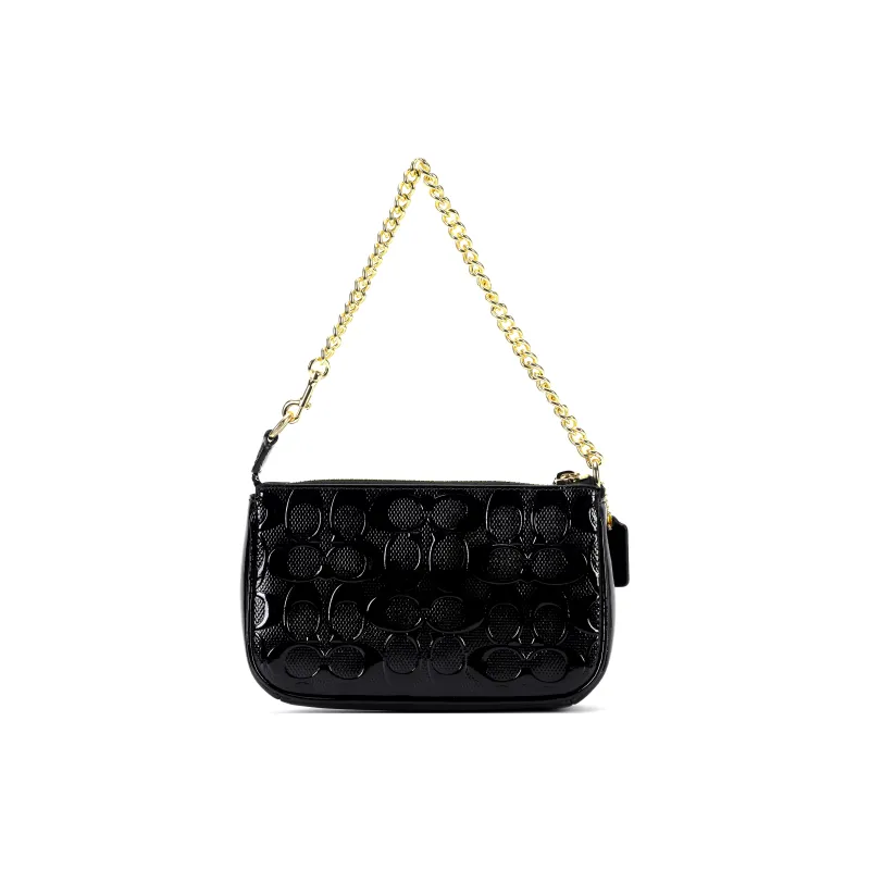 COACH Nolita Cow Leather Handbag, Shoulder Bag Trumpets Unisex Black-4