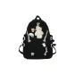 Black with Badge Pendant