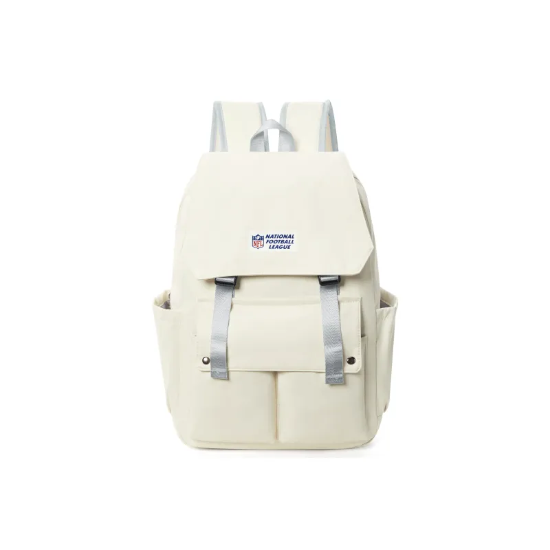 NFL Fabric Backpack Laptop Backpack Unisex Ecru-0