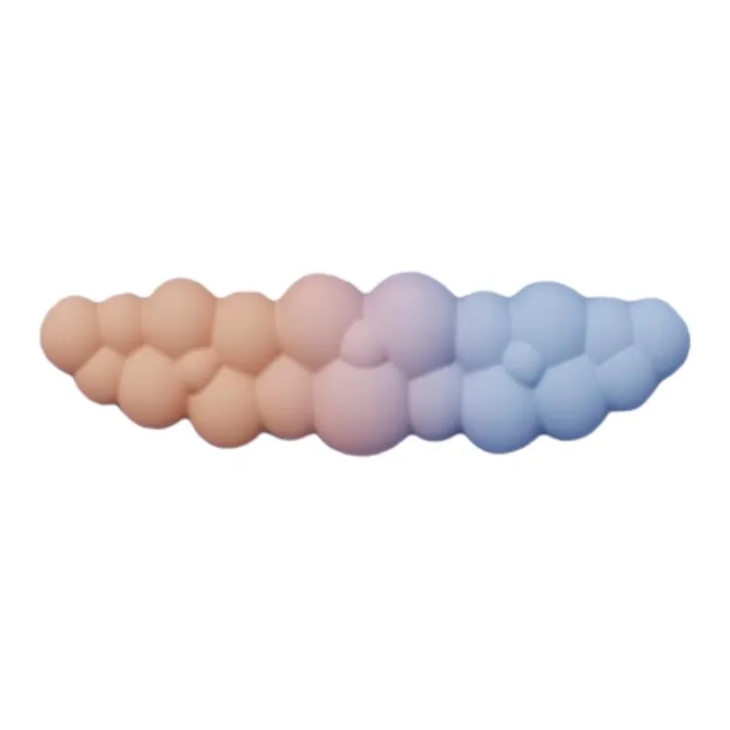 EWEADN Milk Silk Fabric+Silicone+PU Base Cloud Wrist Brace Pads Mouse Pads-7