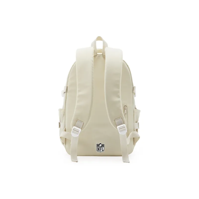 NFL Fabric Backpack Laptop Backpack Unisex Black/Ecru/Light Blue-9