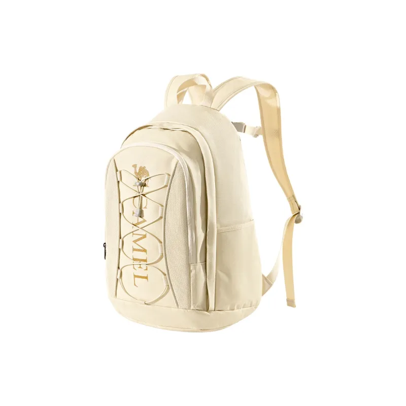 CAMEL Fabric Backpack Unisex Sand Gold-1