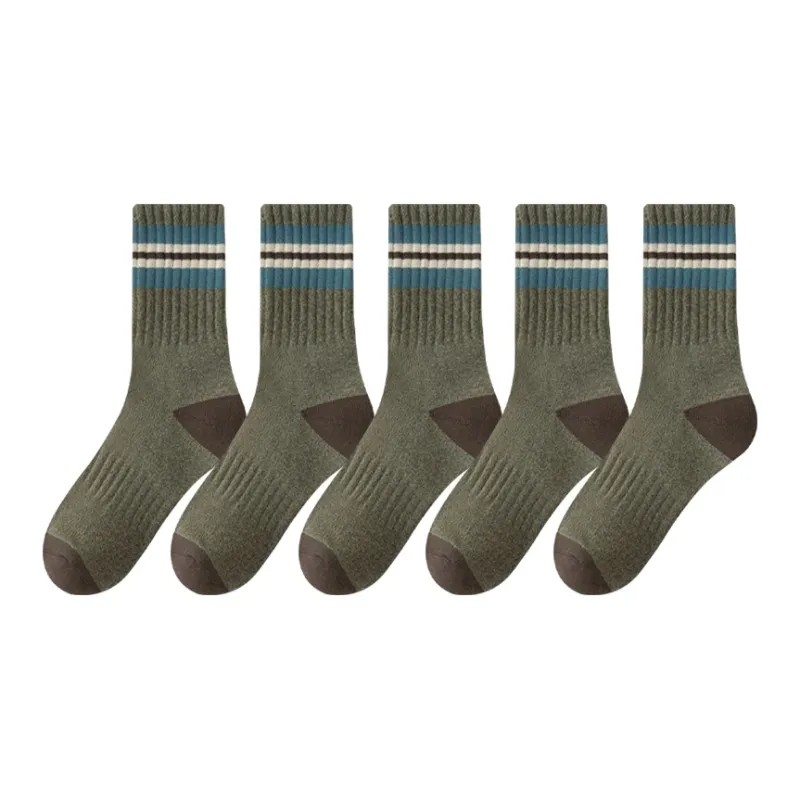 Miguel Mid Calf Socks Men's Combo Set-20