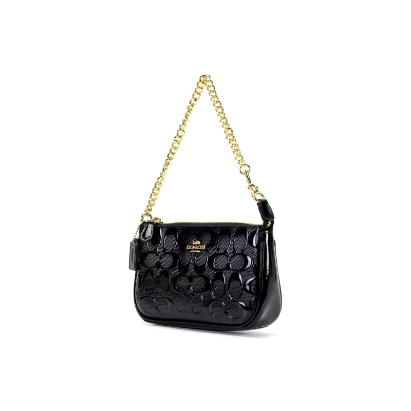 COACH Nolita Cow Leather Handbag, Shoulder Bag Trumpets Unisex Black-2