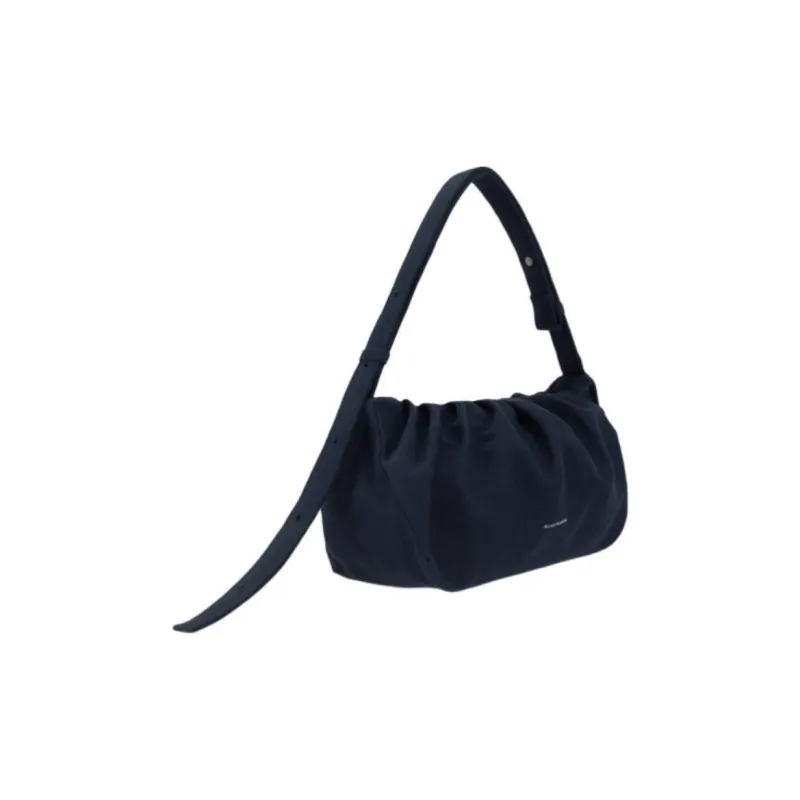 ALICE MARTHA Canvas Canvas Shoulder Bag Women's Marine Blue-1
