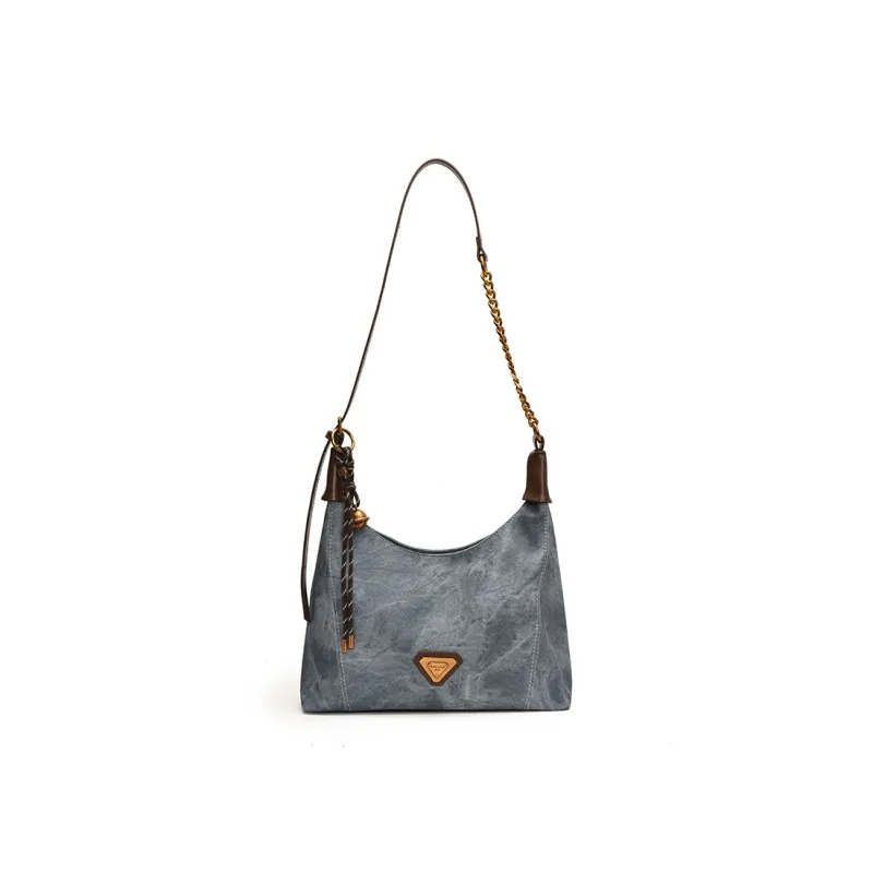 Yalu PU Shoulder Bag, Dumpling Bag Regular Women's Coffee/Brown/Blue-9