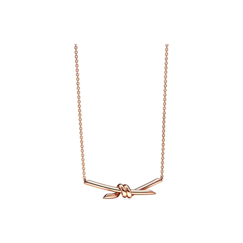 TIFFANY & CO. Tiffany Knot Series Karat Gold Necklaces Women's-1