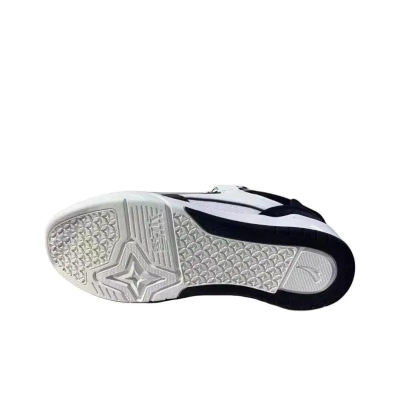 Anta AOJIE Slip Resistant Cushioning Low Top Skateboard Shoes Men's Black-3