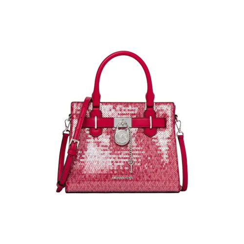 MICHAEL KORS Coated Canvas Shoulder Bag, Crossbody Bag, Handbag Small Size Women's Vermilion