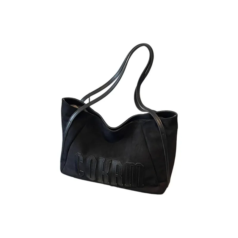 Yalu Suede Tote Bag, Shopping Bag, Shoulder Bag Regular Women's Multicolor-9