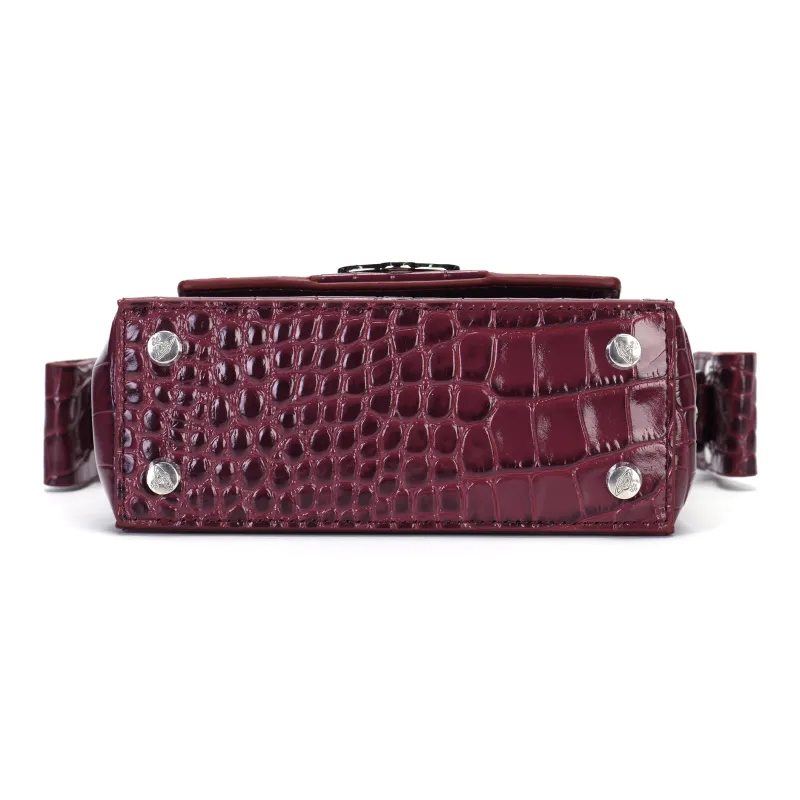 Vivienne Westwood Small Hazel Embossed Shoulder Bag-5