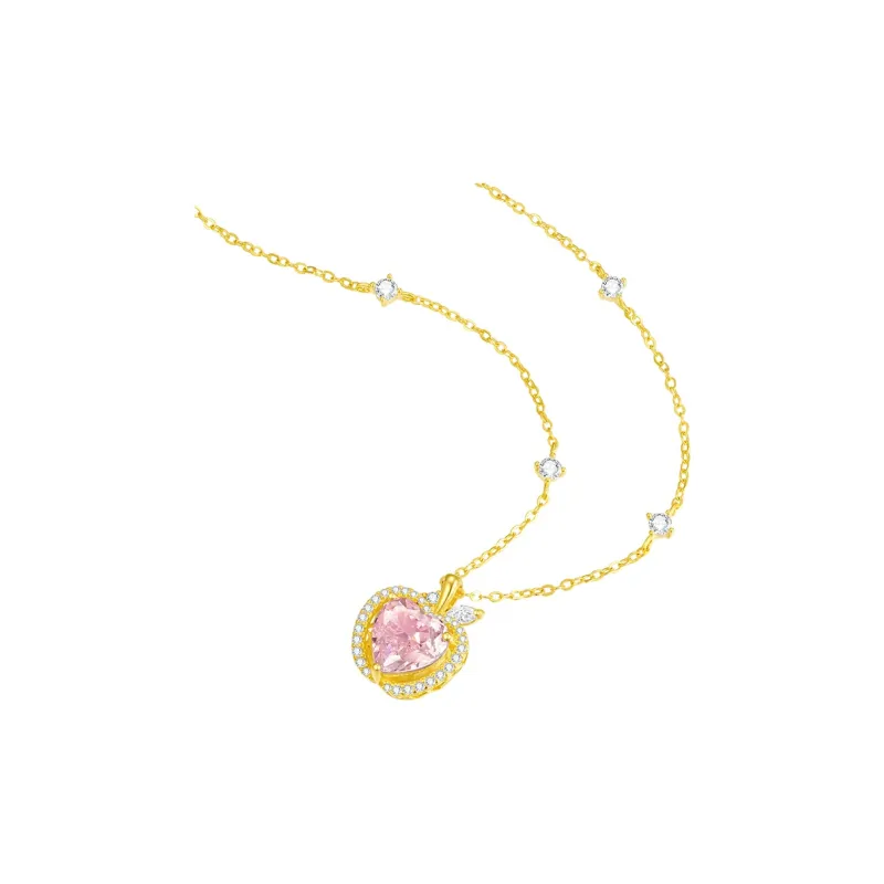 CHOW TAI SENG S9254 Silver Necklaces Women's-2