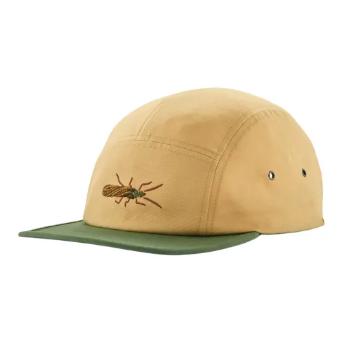 Patagonia Organic Cotton Baseball Caps Unisex Orange Green