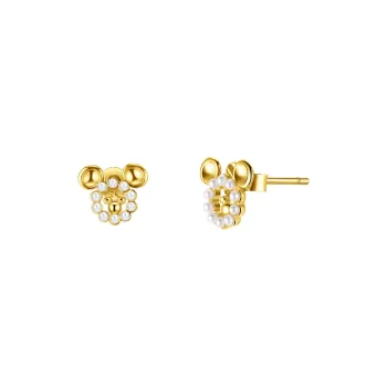 Disney S925 Silver Stud Earrings Women's