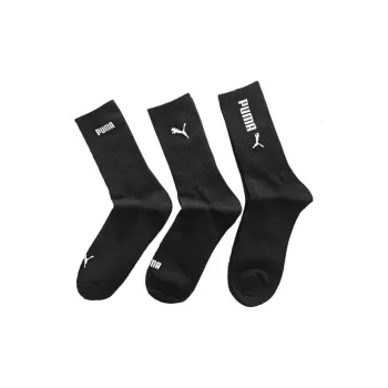 PUMA Mid Calf Socks Unisex 3 Pack Black