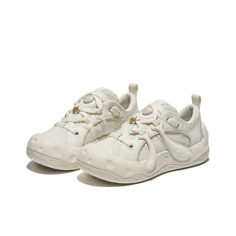 Palladium Mushroom Shoes Anti-Slip Wear-Resistant Low-Top Skateboard Shoes Unisex White-2