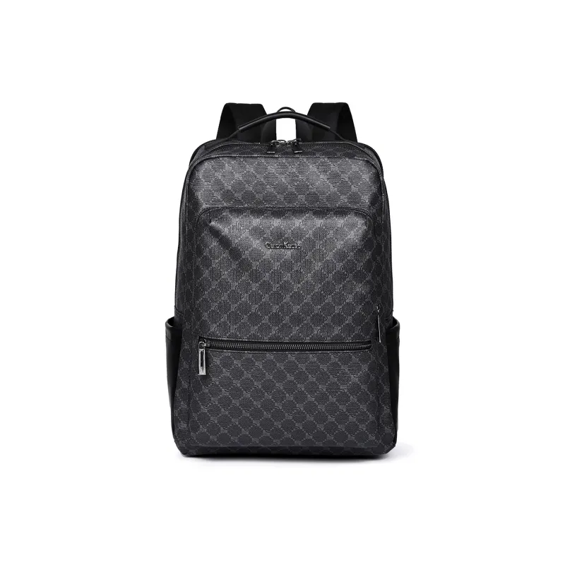 Ceion Keust PVC Backpack Unisex Black-9