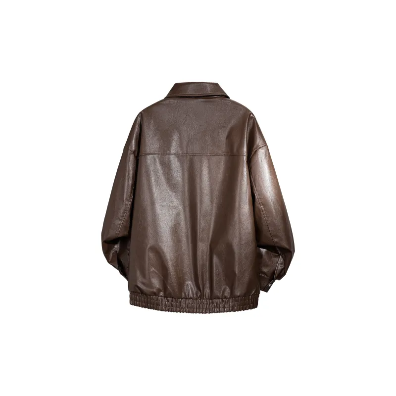 PAUL COSTELLOE Leather Jacket Unisex-21
