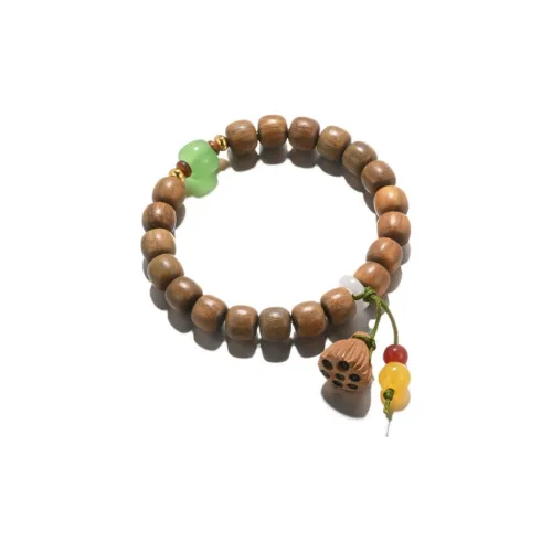Jinghua Record Green Sandalwood Bracelets Unisex