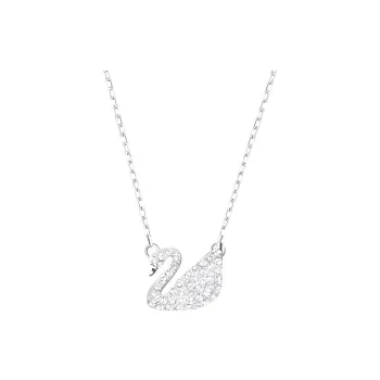 Swarovski Faux Crystal Stone Necklaces Women's Silver