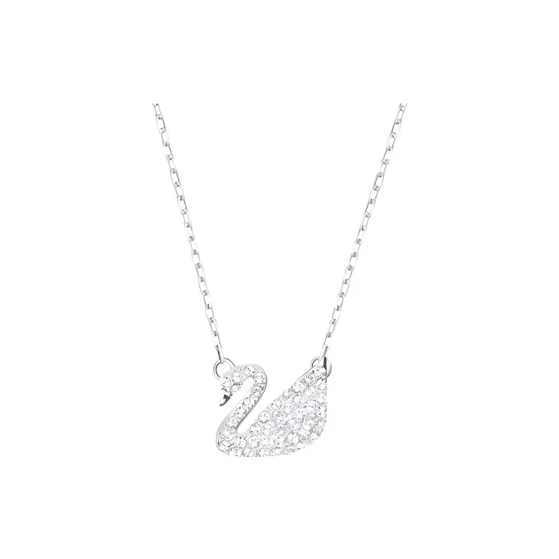 Swarovski Faux Crystal Stone Necklaces Women's Silver-0
