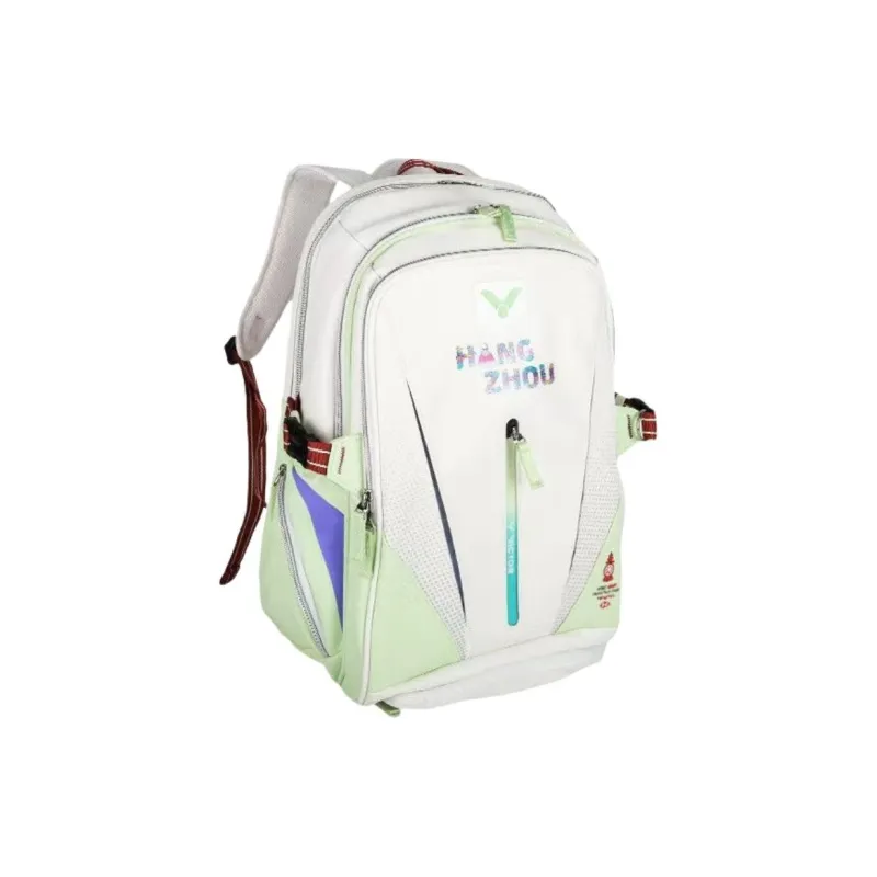 VICTOR Champion Series/Competition Series Badminton Racket Bags 6 Pcs Pack Shoulder Bag White Green Unisex-7