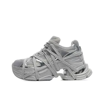 EBLAN Low Top Chunky Sneakers Women's Silver