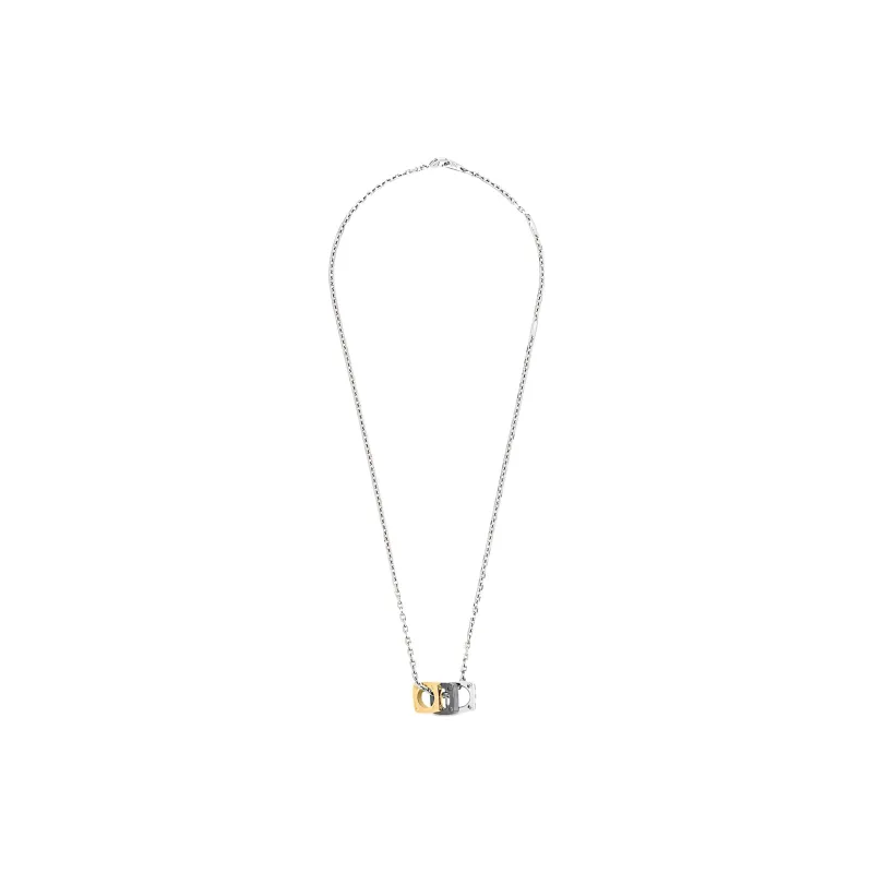 LOUIS VUITTON Monogram Bold Necklace-5
