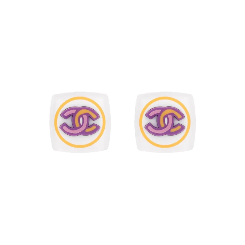 CHANEL Stud Earrings Women's-0