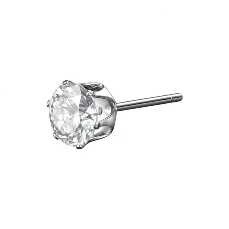 GUDUD Titanium Steel Stud Earrings Unisex-6