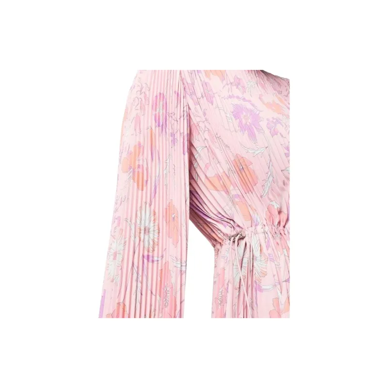 Balenciaga Long-Sleeved Dresses Women's Pink-2