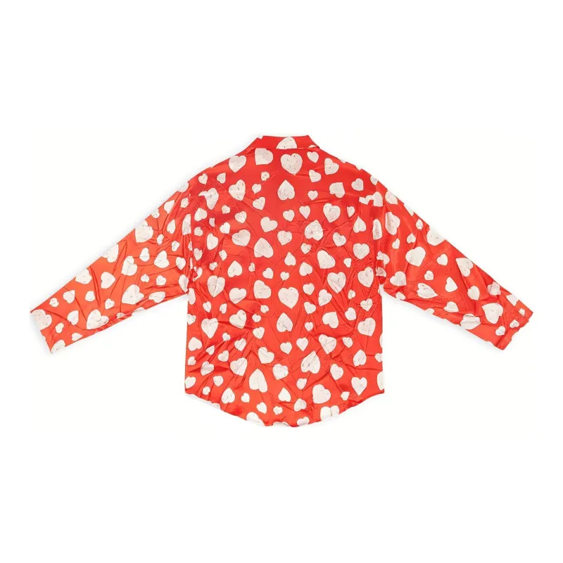 Balenciaga FW22 Shirt Women's Red-1