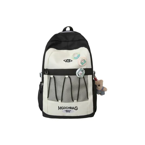 GOBLIN SHARKS 1759 PU Backpack Regular Unisex Black/Brown