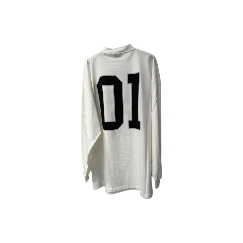 Balenciaga SS25 T-Shirt Loose Fit Style Men's White-1