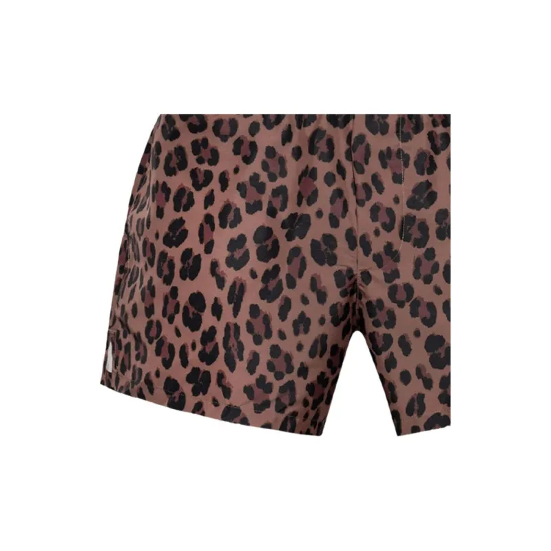 VERSACE Leopard Printed Swim Shorts-4