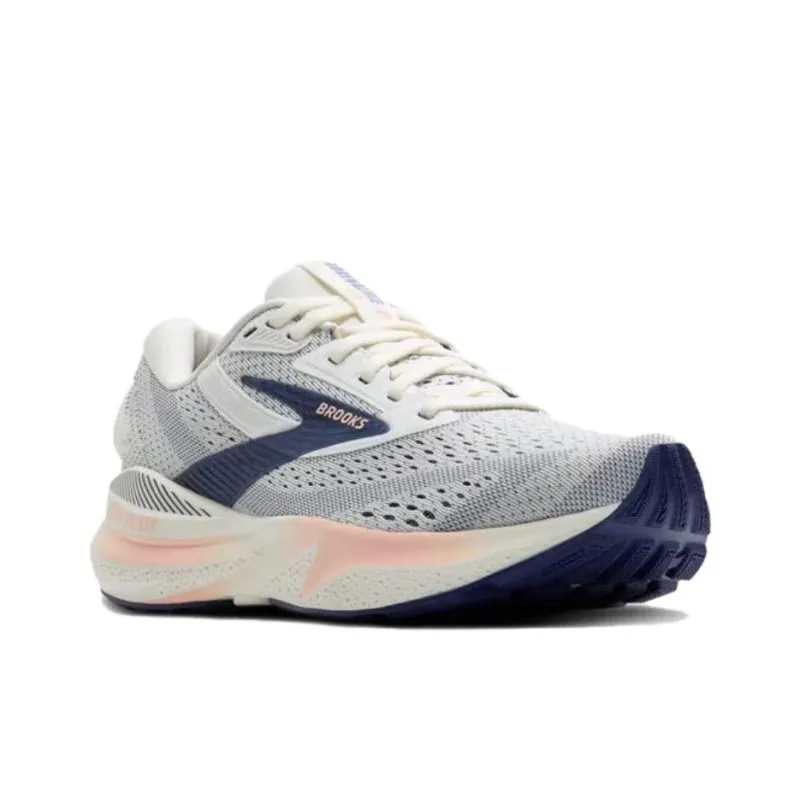 Brooks Adrenaline GTS Slip Resistant Breathable Low Top Casual Running Shoes Women's Gray Blue-2