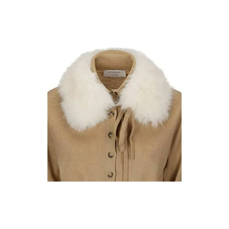 SportMax Buttoned Long Sleeved Cardigan-3