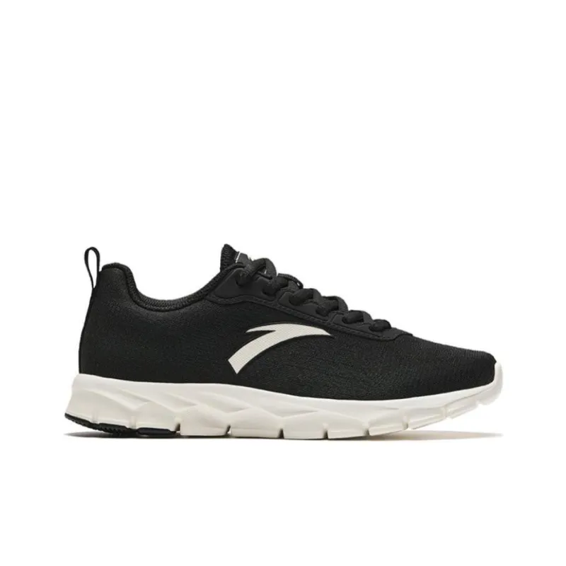 Anta Abrasion Resistant Low Top Mesh Women's Black White-1