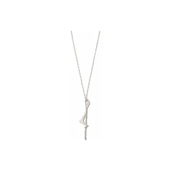 M.Wong Mobius 925 Silver Sweater Chain Necklace Unisex