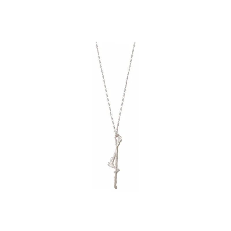 M.Wong Mobius 925 Silver Sweater Chain Necklace Unisex-0