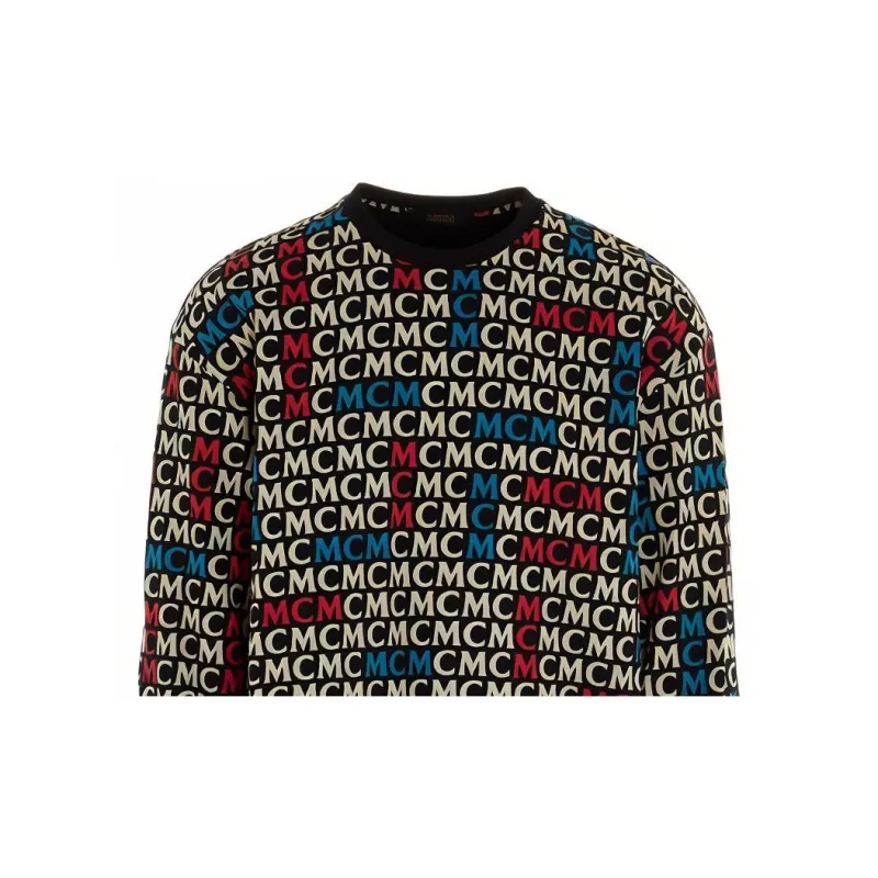 MCM Sweatshirts Men Black-2